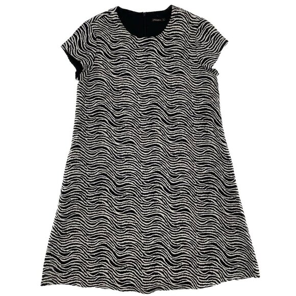 J.McLaughlin Women’s Silk Zebra Print A-Line Dress Size Small, Preppy‎ - Picture 3 of 12